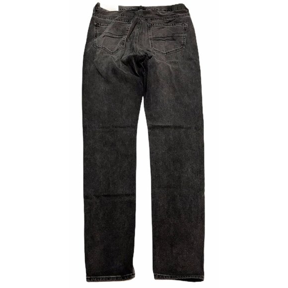 NWT AMERICAN EAGLE Hi-Rise Girlfriend Jean 8 X-LONG Black #446 - Picture 2 of 5